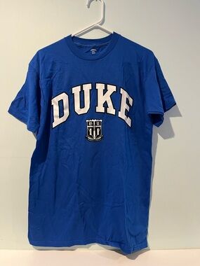 American Threads Duke University Store Tshirt Royal Blue 'DUKE' Short Sleeve Med